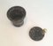 Black Marble Ice Bucket and Brass Champagne Bottle Stopper, Set of 2, Image 4