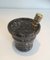 Black Marble Ice Bucket and Brass Champagne Bottle Stopper, Set of 2 3