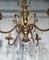 Bronze and Crystal Chandelier in the style of Maison Baguès 2