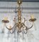 Bronze and Crystal Chandelier in the style of Maison Baguès 1