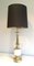 Large Ceramic and Bronze Lamp in the style of Maison Charles, 1960s, Image 3