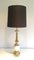 Large Ceramic and Bronze Lamp in the style of Maison Charles, 1960s 1