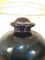 Large Lamp in Black Glazed Ceramic from Saronno, Italy, 1960s 5