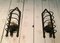 Lámparas de pared en forma de jaula de hierro forjado, años 50. Juego de 2, Imagen 2