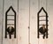 Wrought Iron Cage Wall Lights, 1950s, Set of 2 5