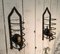 Wrought Iron Cage Wall Lights, 1950s, Set of 2 3