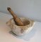 Marble Mortar and Pestle, 18th-Century, Set of 2 1