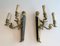 Wall Lights with Caryatids and Swans in Bronze, 1920s, Set of 2 2