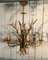 Chandelier in Gilded Iron with Ears of Wheat from Coco Chanel, 1970s 2