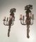 Italian Wooden Sculpted Wall Lights, 1960s, Set of 2, Image 2