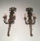 Italian Wooden Sculpted Wall Lights, 1960s, Set of 2, Image 1