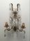 Large Gold Metal and Crystal Sconces, 1960s, Set of 2, Image 5