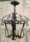 French Wrought Iron and Cut Lantern, 1940s 3