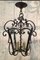French Wrought Iron and Cut Lantern, 1940s 2