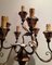 Italian Wooden and Patinated Metal Candelabra, 1960s 5