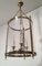 Neoclassical Brass and Silver Lantern with Round Faux Glass in Hard Plastic, Image 2