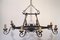 Wrought Iron Chandelier, 1950s 6