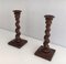 Twisted Wooden Candlesticks, Set of 2, Image 9