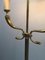 Lámpara de pie de parquet de latón de Jansen House, años 40, Imagen 6
