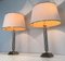 Brushed Metal Lamps by Guy Lefèvre, 1970s, Set of 2 3
