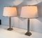 Brushed Metal Lamps by Guy Lefèvre, 1970s, Set of 2 5