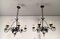 Wrought Iron Chandeliers, Set of 2 2