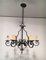 Wrought Iron Chandeliers, Set of 2 9