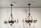 Wrought Iron Chandeliers, Set of 2 3