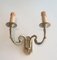 Neoclassical Bronze Sconces, 1970s, Set of 2 3