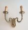 Neoclassical Bronze Sconces, 1970s, Set of 2, Image 3