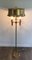 Brass Parquet Lamp with Brass Lampshade attributed to Maison Charles 4