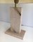 Travertine Brass Inlay Lamp, Image 6