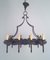 Neo-Gothic Wrought Iron Chandelier with 8 Arms 1