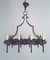 Neo-Gothic Wrought Iron Chandelier with 8 Arms, Image 1