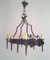 Neo-Gothic Wrought Iron Chandelier with 8 Arms 7