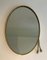 Miroir Ovale Vintage en Laiton 9