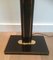 Black Brass Lacquered Parquet Floor Lamp 5
