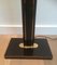 Black Brass Lacquered Parquet Floor Lamp, Image 5