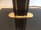 Black Brass Lacquered Parquet Floor Lamp, Image 6