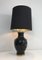 Black and Golden Ceramic Table Lamp, Image 3