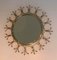 Brass and Brushed Steel Sun Mirror 12