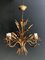 Golden Metal Chandelier in the style of Coco Chanel, Image 2