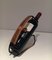 Black Wicker Lacquered Metal Bottle Holder, Image 4