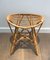 Vintage French Rattan Stool 2