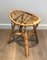 Vintage French Rattan Stool 4