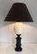 Blackened Wood and Ostrich Egg Lamp 10