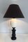 Blackened Wood and Ostrich Egg Lamp 2