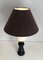 Blackened Wood and Ostrich Egg Lamp 4