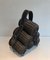 Rattan and Leather Bottle Holder 5