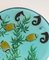 Piatti vintage con cavallucci marini, pesci, alghe e conchiglie, set di 4, Immagine 9